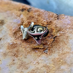 Desperado Stainless Silver Longhorn Cow Earrings
