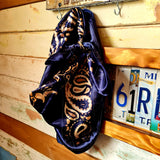 Navy & Gold Paisley Wild Rag