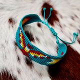 Turquoise Thunderbird Beaded Bracelet