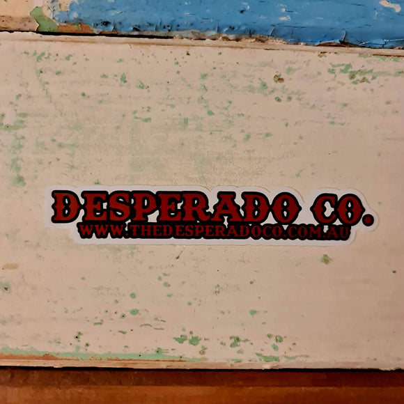 Desperado Co. Website Decal