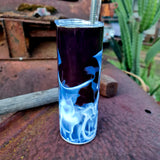 Blue Flame Kenworth 20oz Stainless Tumbler Cup & Straw
