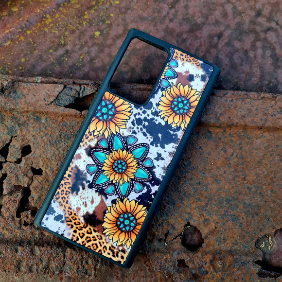 Sunflower & Gems Phone Cover