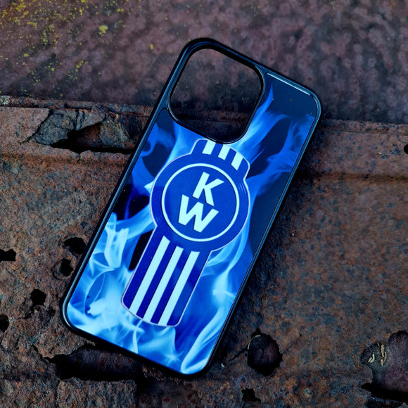 Blue Flame Kenworth Phone Cover