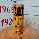 Yellow CAT 20oz Stainless Tumbler Cup & Straw