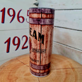 Jim Beam 20oz Stainless Tumbler Cup & Straw