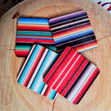 Mexican Serape 4pc Coaster Set