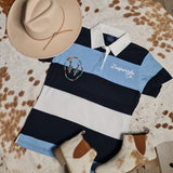 Desperado Womens Stripe Rugby Polo