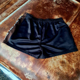 Kick The Dust Up Black Footy Shorts