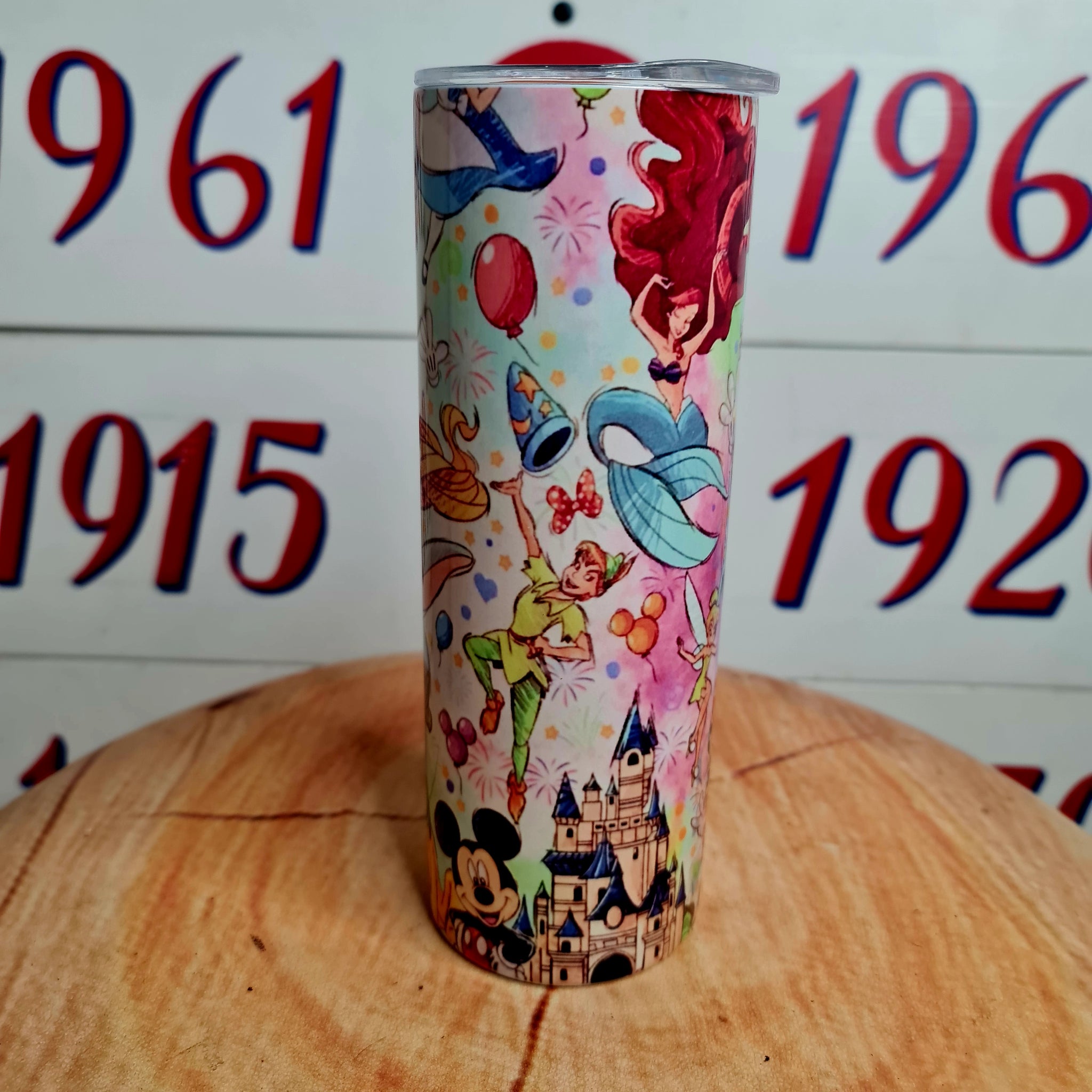 The Disney Afternoon Stainless Steel Tumbler with Straw