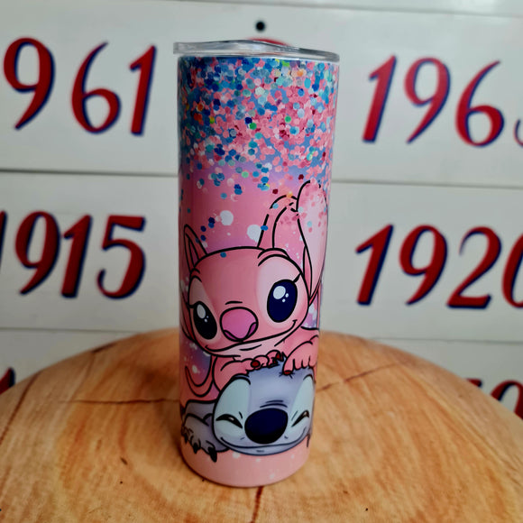 Lilo & Stitch 20oz Stainless Tumbler Cup & Straw