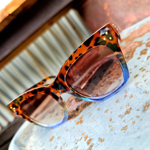 Womens Ride The Lightning Blue & Tortoise Sunglasses