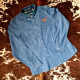 James Harvest Ladies Denim Button Up