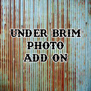 UNDER BRIM PHOTO ADD ON PER ORDER